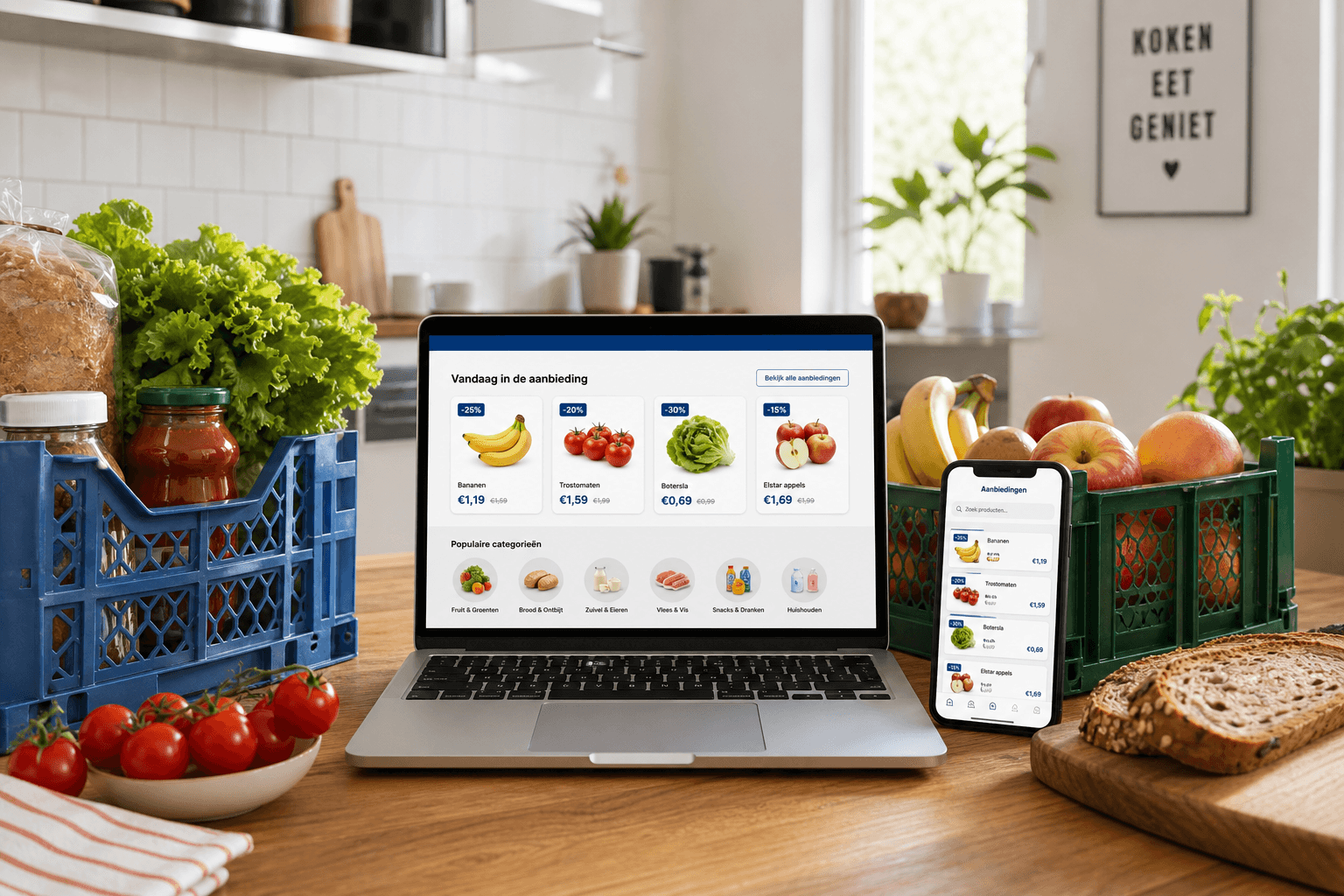 Slim boodschappen doen met voordeelshop.ah.nl: prijzen, tips en gemak