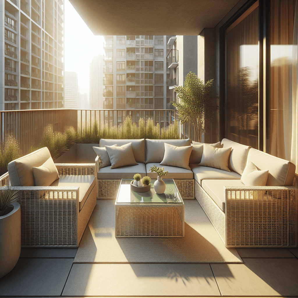 Smart guide to rattan outdoor furniture for small spaces